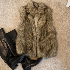 Michael Kors faux fur vest